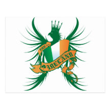 Ireland Winged Postcard