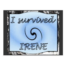 Irene Survivor ~ postcard