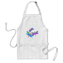 Iridescent Dive Bombing Dragonflies Aprons