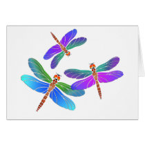 Iridescent Dive Bombing Dragonflies