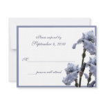 Iris Bouquet/ Blue Custom Announcements