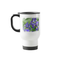 Iris Bulbs Plastic Travel Mug