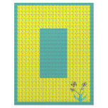 Iris & Butterfly Green/Yellow Scrapbooking Paper Letterhead Design