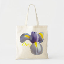Iris de bleus layette sacs fourre-tout