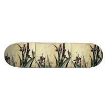 Iris de Katsushika Hokusai Plateau De Planche À Roulettes
