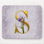 Iris Fantasy Monogrammed mousepads