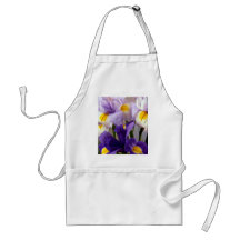 Iris flowers aprons