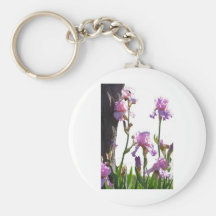 Iris Flowers Key Chain