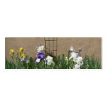 Iris Garden Wall-Bookmark Business Cards