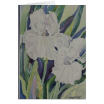 Iris Greeting Card