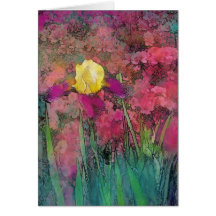 Iris Greeting Card