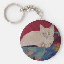 Iris Painting Keychains