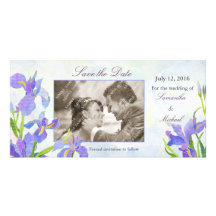 Iris : Sauvez les cartes photos de date Photocartes Personnalisées