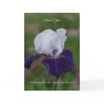 Iris Sympathy Thank You Card