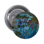 Irises and Water Lilies, Claude Monet Pins