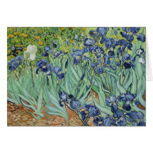 Irises by Van Gogh Card