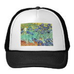 Irises by Vincent Van Gogh Mesh Hat