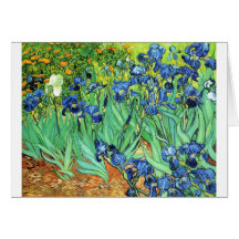 Irises ~ Monet Greeting Cards
