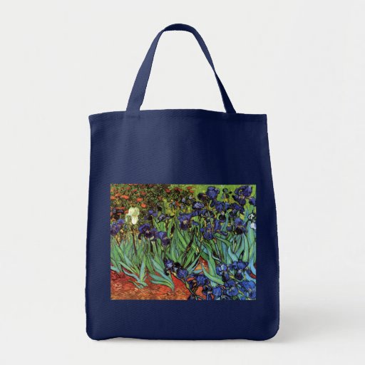 Irises, Saint-Remy, Van Gogh Bags