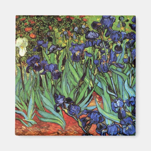 Irises, Saint-Remy, Van Gogh Refrigerator Magnets
