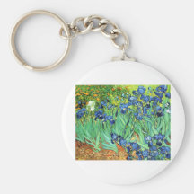Irises - Vincent Van Gogh (1889) Key Chain