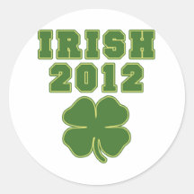 Irish 2012 sticker