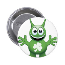 Irish Alien Button