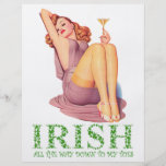 IRISH ALL THE WAY DOWN TO MY TOES FLYERS