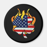 Irish American Firefighters Fridge Magnets