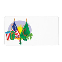 Irish American Pride Custom Shipping Labels