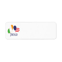 Irish American Pride Return Address Labels