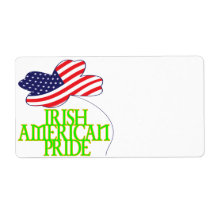 Irish American Pride Shipping Labels