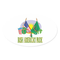 Irish American Pride Sticker