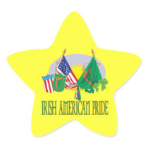 Irish American Pride Sticker