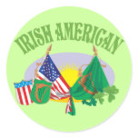 Irish American Sticker