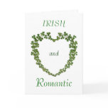 Irish and Romantic Valentines Card