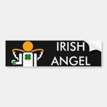 irish angel bumper stickers