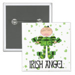Irish Angel Pinback Button