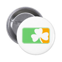 Irish Baseball Button