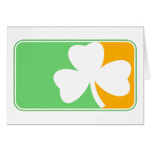 Irish Baseball Greeting Card