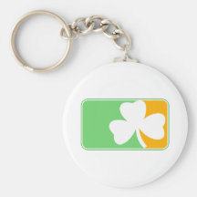 Irish Baseball Keychain