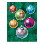 Irish Baubles Christmas Card Postcards