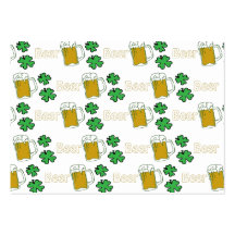 Irish Beer Clovers Business Card