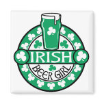 Irish Beer Girl magnets