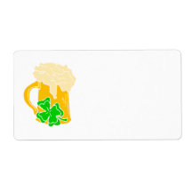 Irish Beer Shipping Label