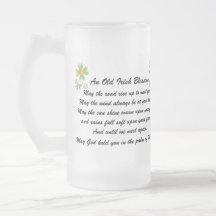 Irish Blessing Beer Mug