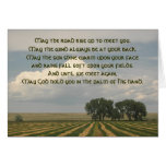 Irish Blessing Farmland Card