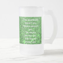 Irish Blessing Mug-May Neighbours Respect