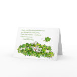 Irish Blessings Cartoon Shamrocks Cards