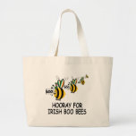 Irish boobies tote bag